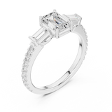 Ladies Ring DDLR-1088@7 - White Gold - Image