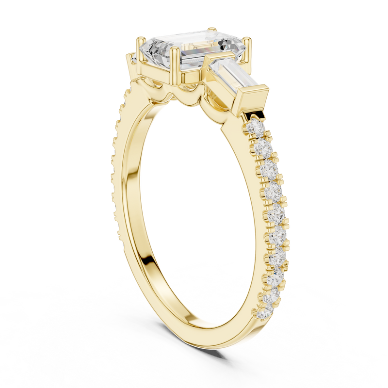 Ladies Ring DDLR-1088@7 - Yellow Gold - Image