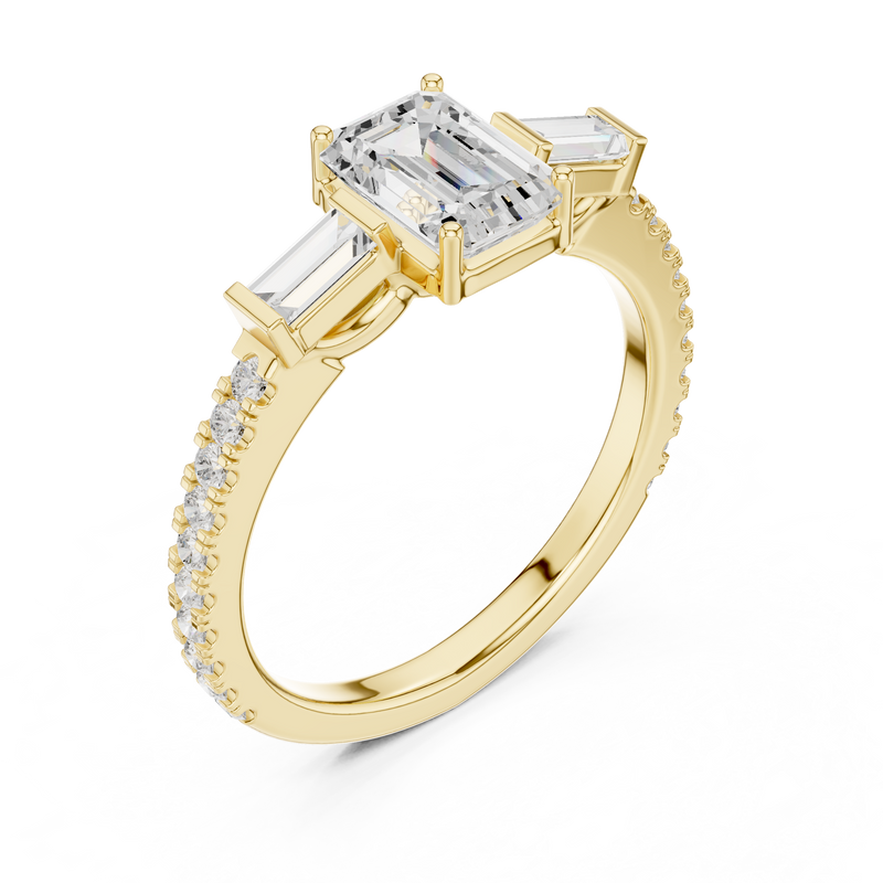 Ladies Ring DDLR-1088@7 - Yellow Gold - Image