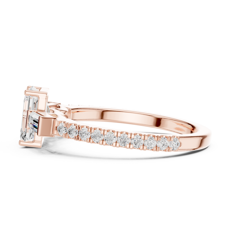 Ladies Ring DDLR-1088@7 - Rose Gold - Image
