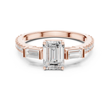 Ladies Ring DDLR-1088@7 - Rose Gold - Image
