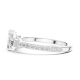 Ladies Ring DDLR-1088@7 - White Gold - Image