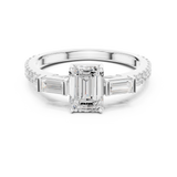Ladies Ring DDLR-1088@7 - White Gold - Image
