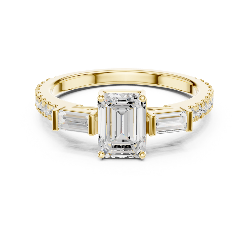 Ladies Ring DDLR-1088@7 - Yellow Gold - Image