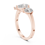 Ladies Ring DDLR-1089@7 - Rose Gold - Image