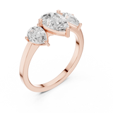Ladies Ring DDLR-1089@7 - Rose Gold - Image