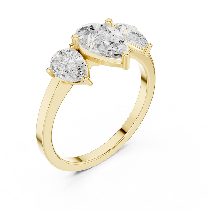 Ladies Ring DDLR-1089@7 - Yellow Gold - Image
