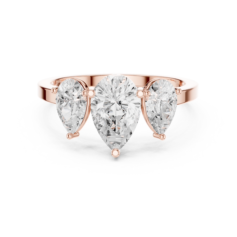 Ladies Ring DDLR-1089@7 - Rose Gold - Image