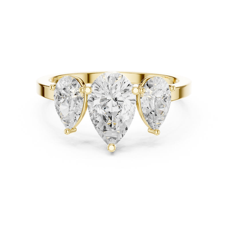 Ladies Ring DDLR-1089@7 - Yellow Gold - Image