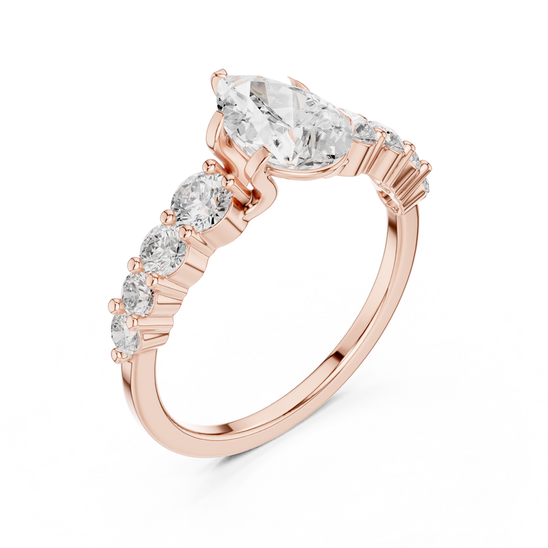 Ladies Ring DDLR-1090 - Rose Gold - Image