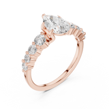 Ladies Ring DDLR-1090@7 - Rose Gold - Image