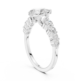 Ladies Ring DDLR-1090@7 - White Gold - Image