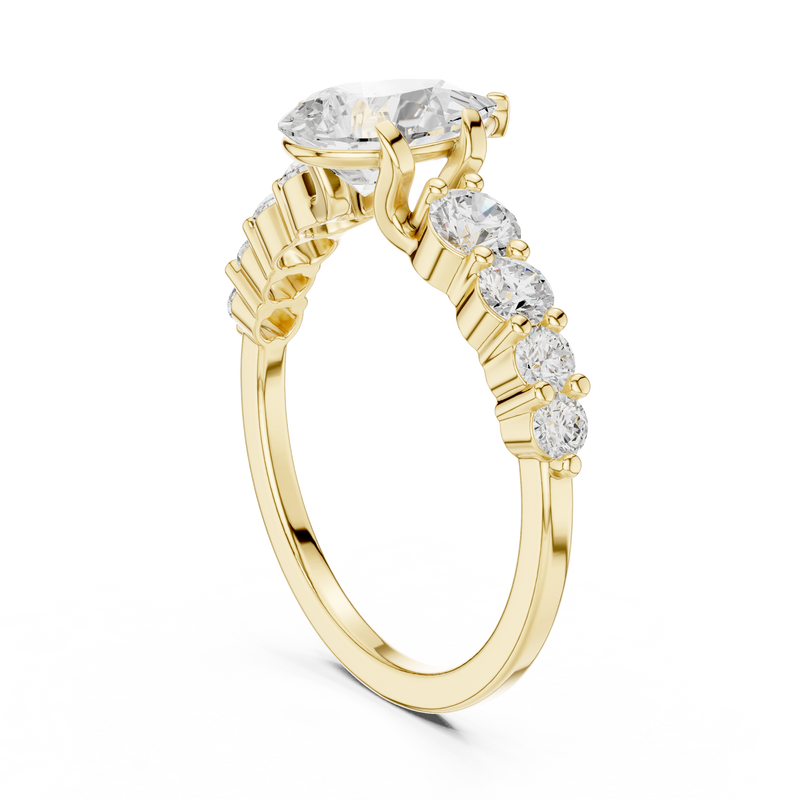 Ladies Ring DDLR-1090@7 - Yellow Gold - Image