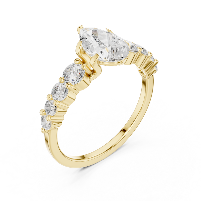 Ladies Ring DDLR-1090 - Yellow Gold - Image