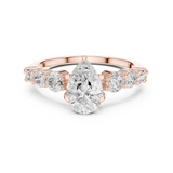 Ladies Ring DDLR-1090 - Rose Gold - Image