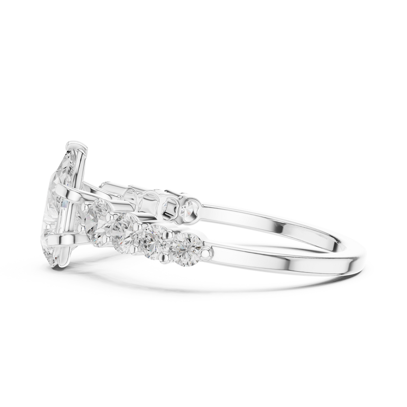 Ladies Ring DDLR-1090 - White Gold - Image