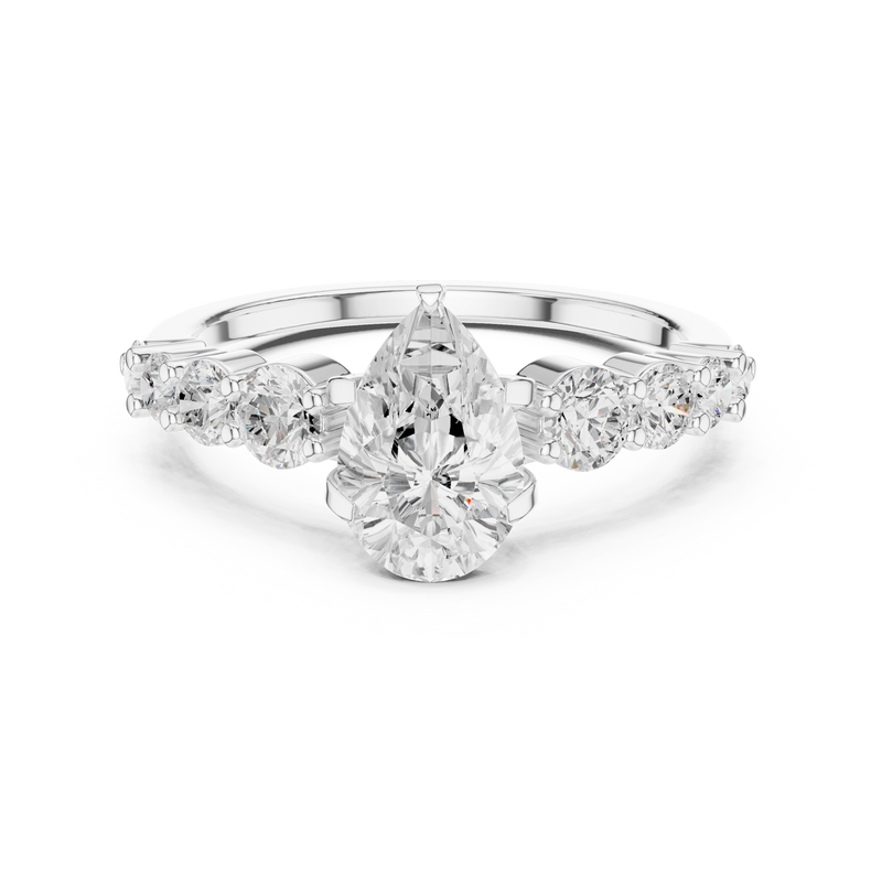 Ladies Ring DDLR-1090 - White Gold - Image