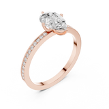 Ladies Ring DDLR-1091@7 - Rose Gold - Image