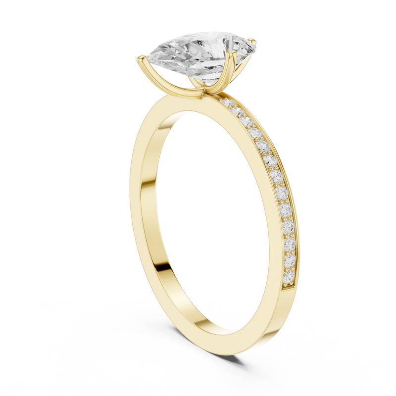 Ladies Ring DDLR-1091 - Yellow Gold - Image