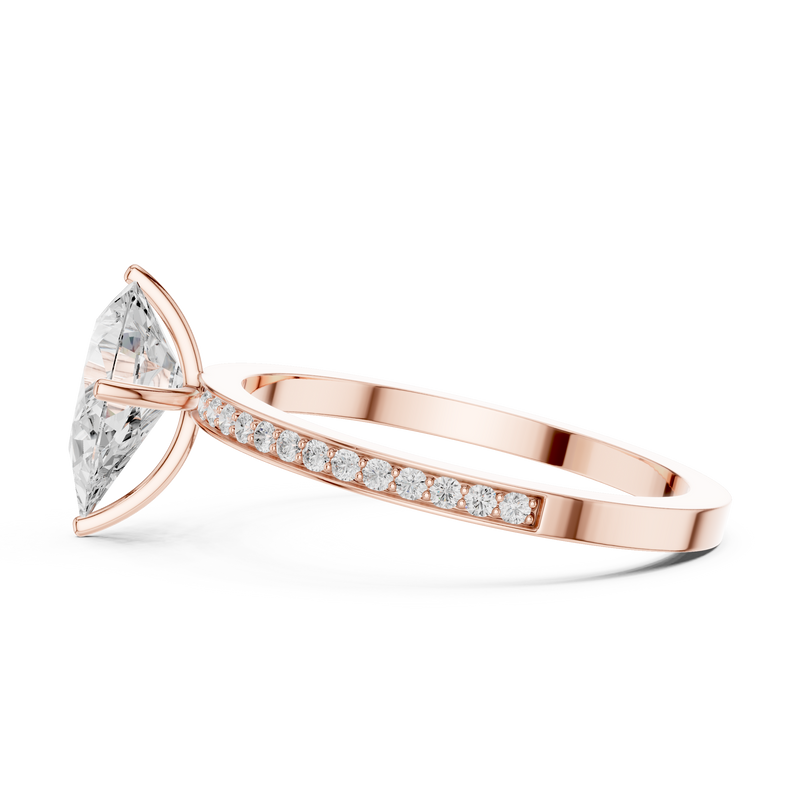 Ladies Ring DDLR-1091 - Rose Gold - Image