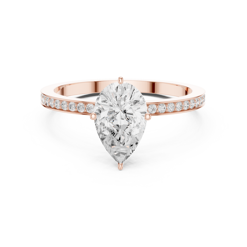 Ladies Ring DDLR-1091 - Rose Gold - Image