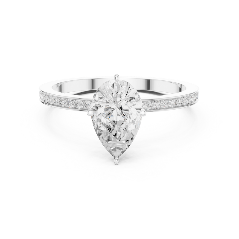 Ladies Ring DDLR-1091 - White Gold - Image