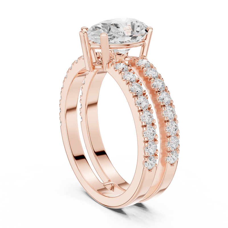 Ladies Ring DDLR-1094 - Rose Gold - Image