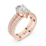 Ladies Ring DDLR-1094@7 - Rose Gold - Image