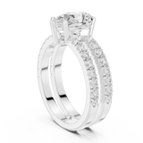 Ladies Ring DDLR-1094@7 - White Gold - Image