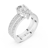 Ladies Ring DDLR-1094@7 - White Gold - Image