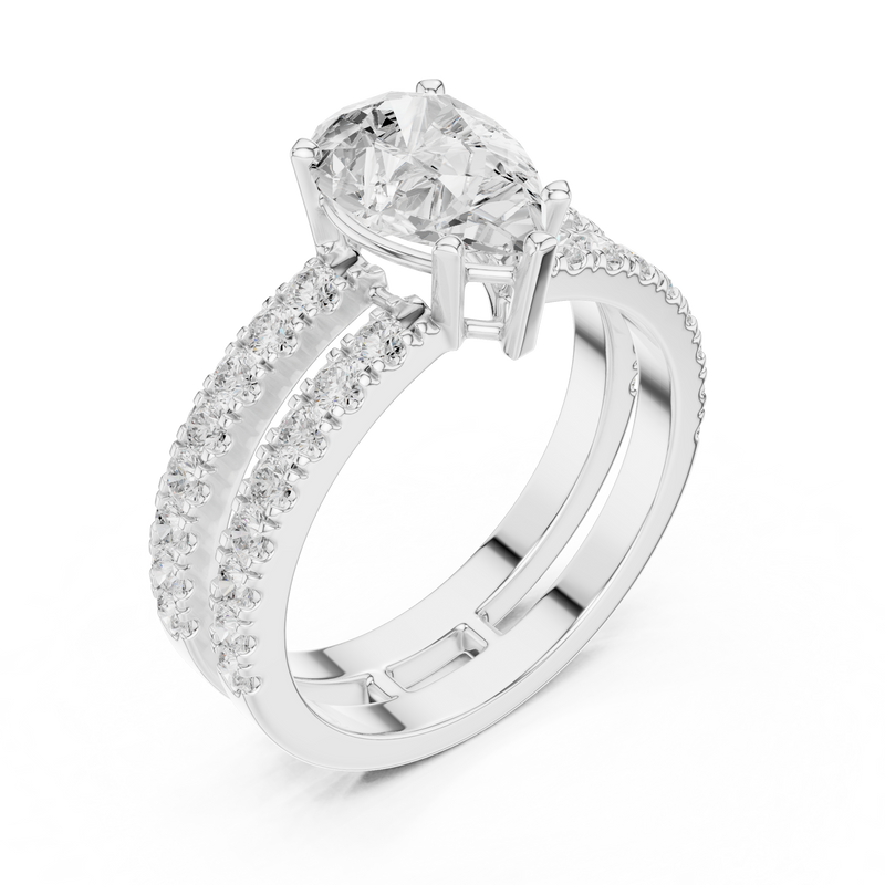 Ladies Ring DDLR-1094 - White Gold - Image