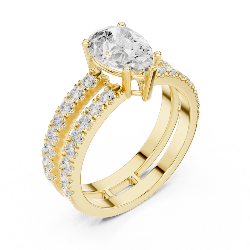 Ladies Ring DDLR-1094@7 - Yellow Gold - Image