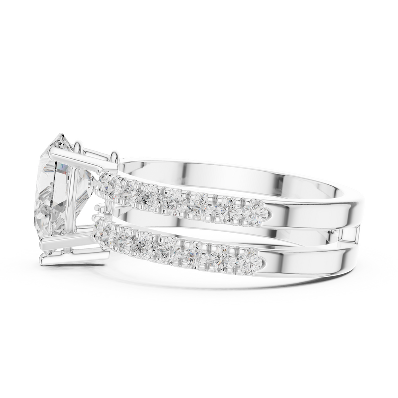 Ladies Ring DDLR-1094 - White Gold - Image