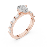 Ladies Ring DDLR-1095@7 - Rose Gold - Image