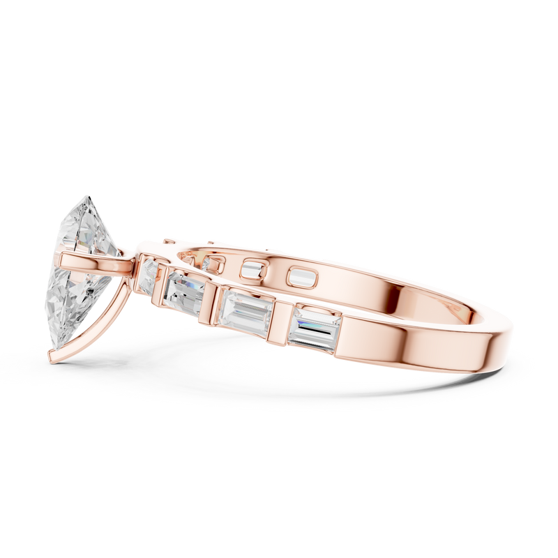 Ladies Ring DDLR-1095 - Rose Gold - Image