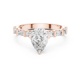 Ladies Ring DDLR-1095@7 - Rose Gold - Image