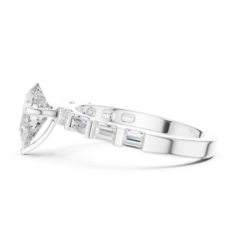 Ladies Ring DDLR-1095 - White Gold - Image