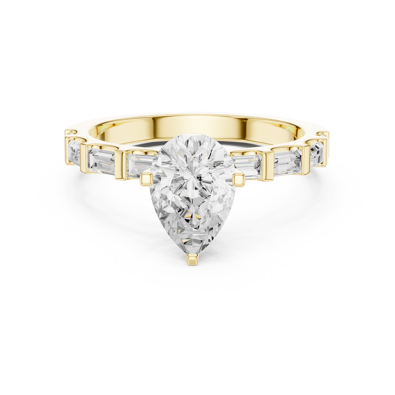 Ladies Ring DDLR-1095@7 - Yellow Gold - Image