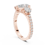 Ladies Ring DDLR-1096@7 - Rose Gold - Image