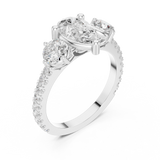 Ladies Ring DDLR-1096@7 - White Gold - Image