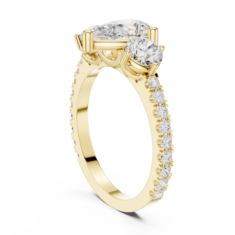 Ladies Ring DDLR-1096@7 - Yellow Gold - Image