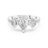 Ladies Ring DDLR-1096@7 - White Gold - Image
