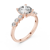 Ladies Ring DDLR-151@7 - Rose Gold - Image