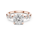 Ladies Ring DDLR-151@7 - Rose Gold - Image