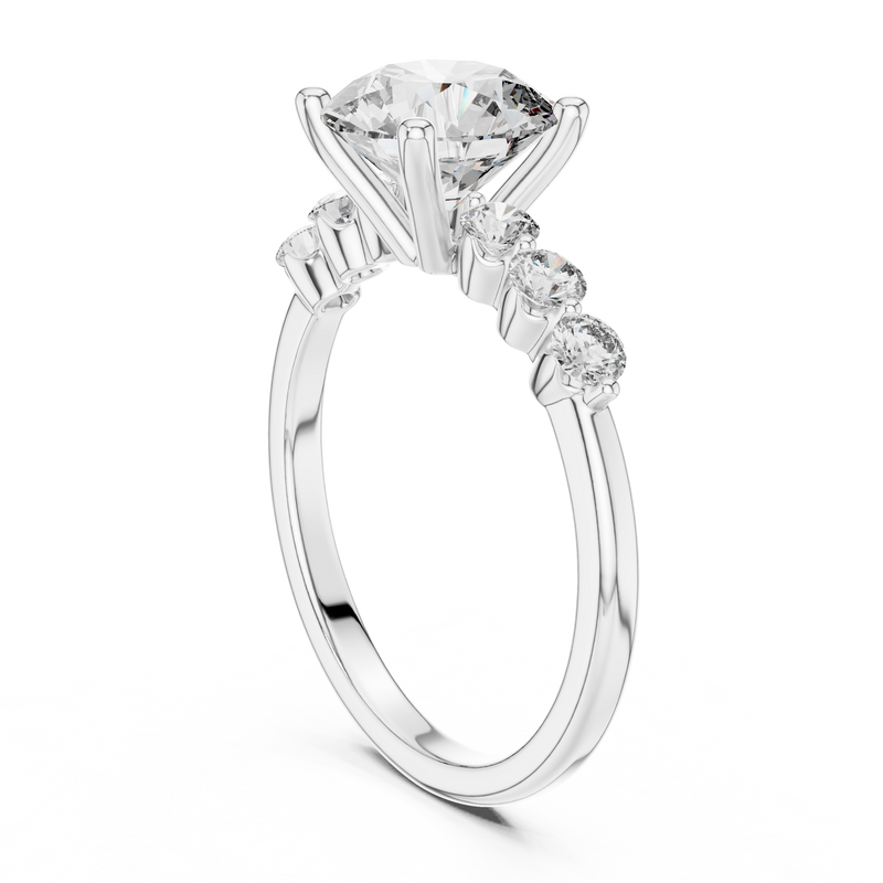 Ladies Ring DDLR-151@7 - White Gold - Image