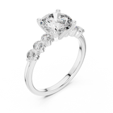 Ladies Ring DDLR-151@7 - White Gold - Image