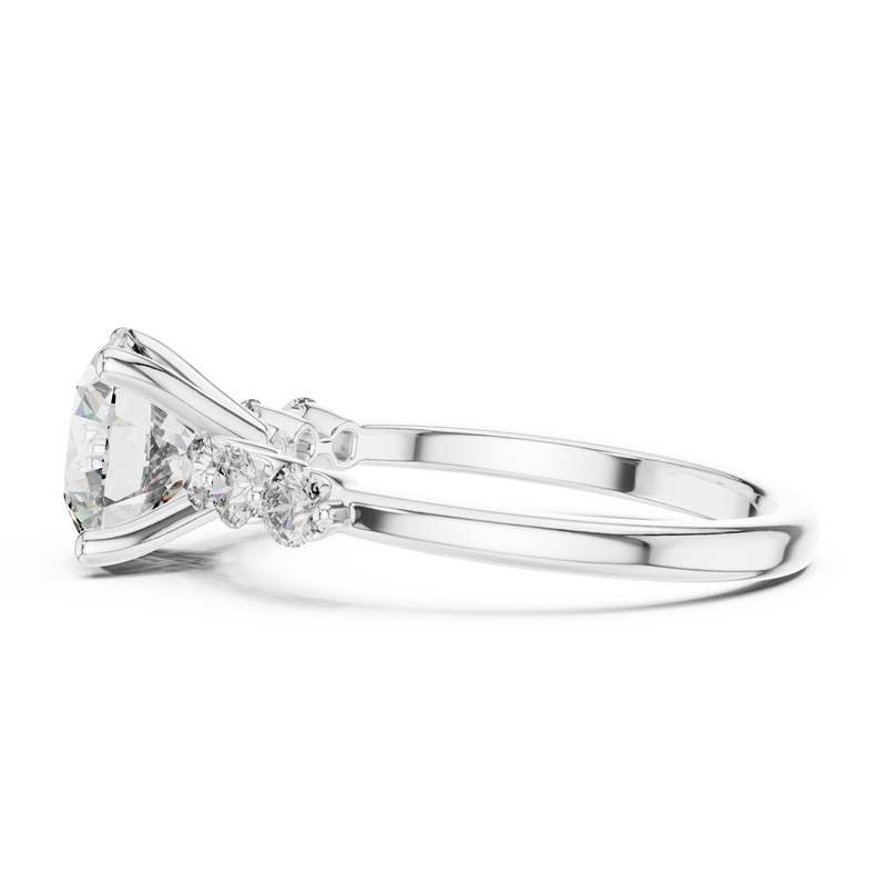 Ladies Ring DDLR-151@7 - White Gold - Image