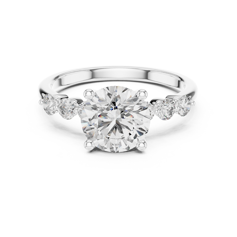 Ladies Ring DDLR-151@7 - White Gold - Image