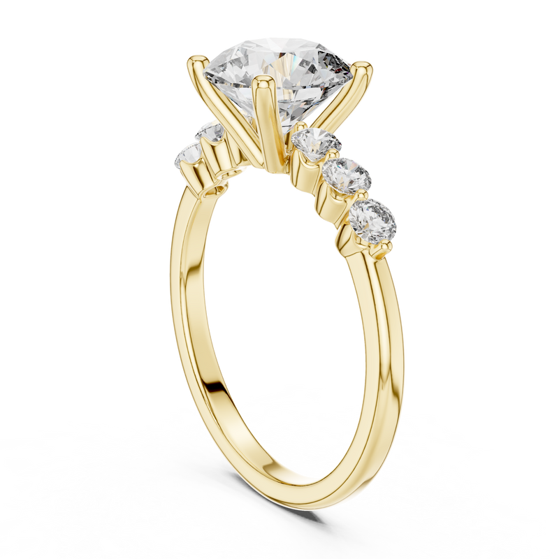 Ladies Ring DDLR-151@7 - Yellow Gold - Image