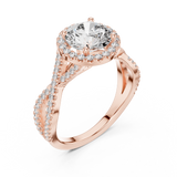 Ladies Ring DDLR-152@7 - Rose Gold - Image